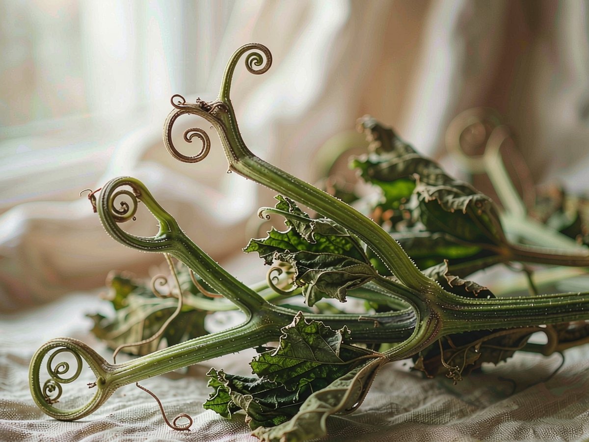 Pumpkin Vine: The Vegetable Stalk and the Flower Nobody Wastes