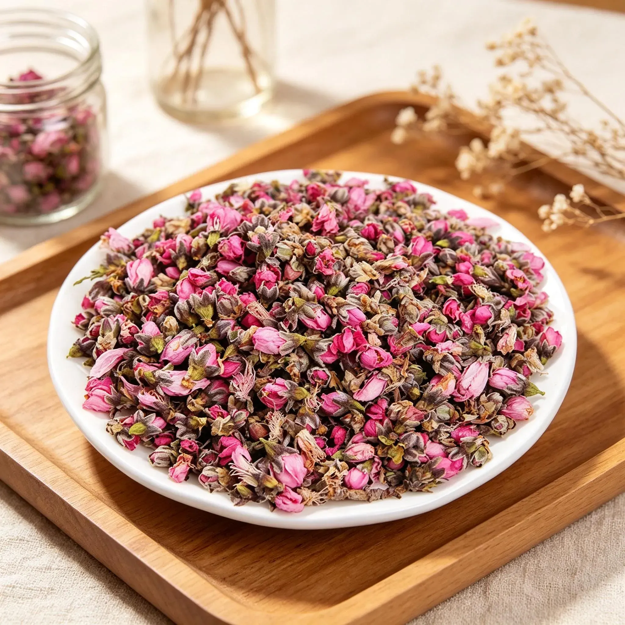 Peach Blossom Dried Whole Flower, Chinese Botanical - Image 5