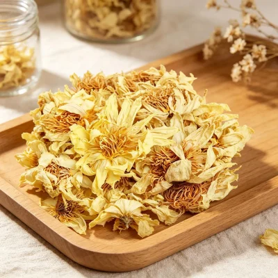 Whole Dried Lotus Flowers, Herbal Tea - Chinese Botanical