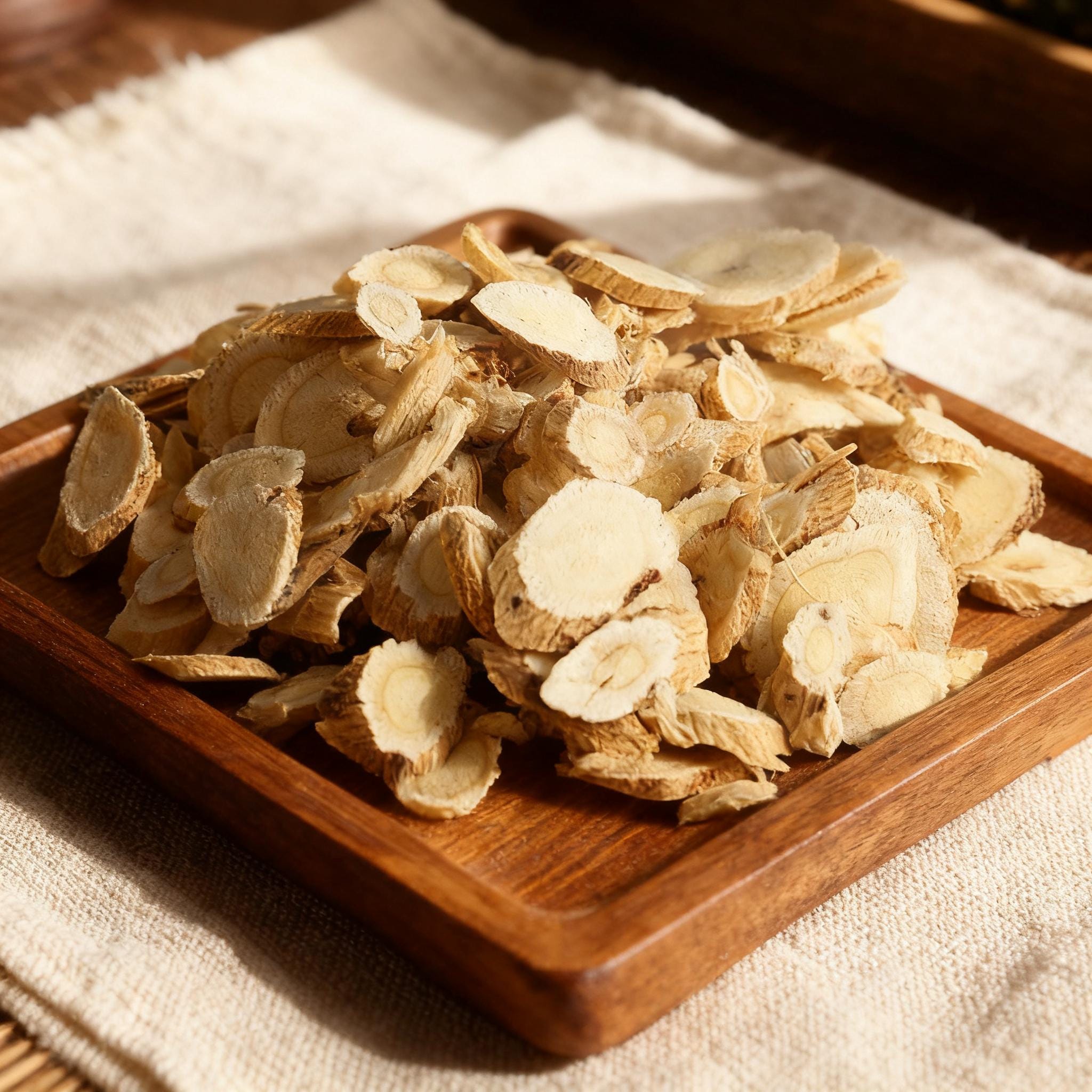 Sliced Astragalus Root, Herbal Tea - Dried Botanical - Image 4