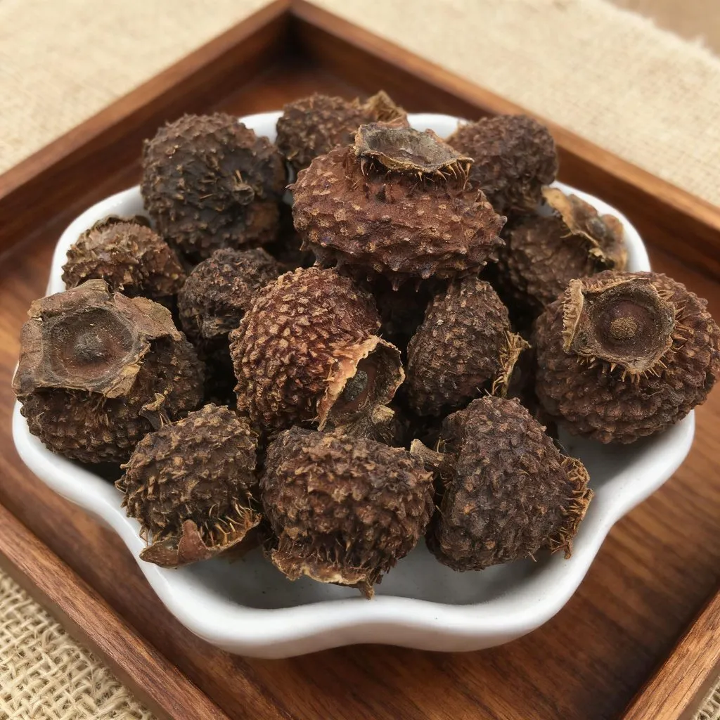 Chestnut Rose Dried Fruit Pieces (Rosa roxburghii), Botanical