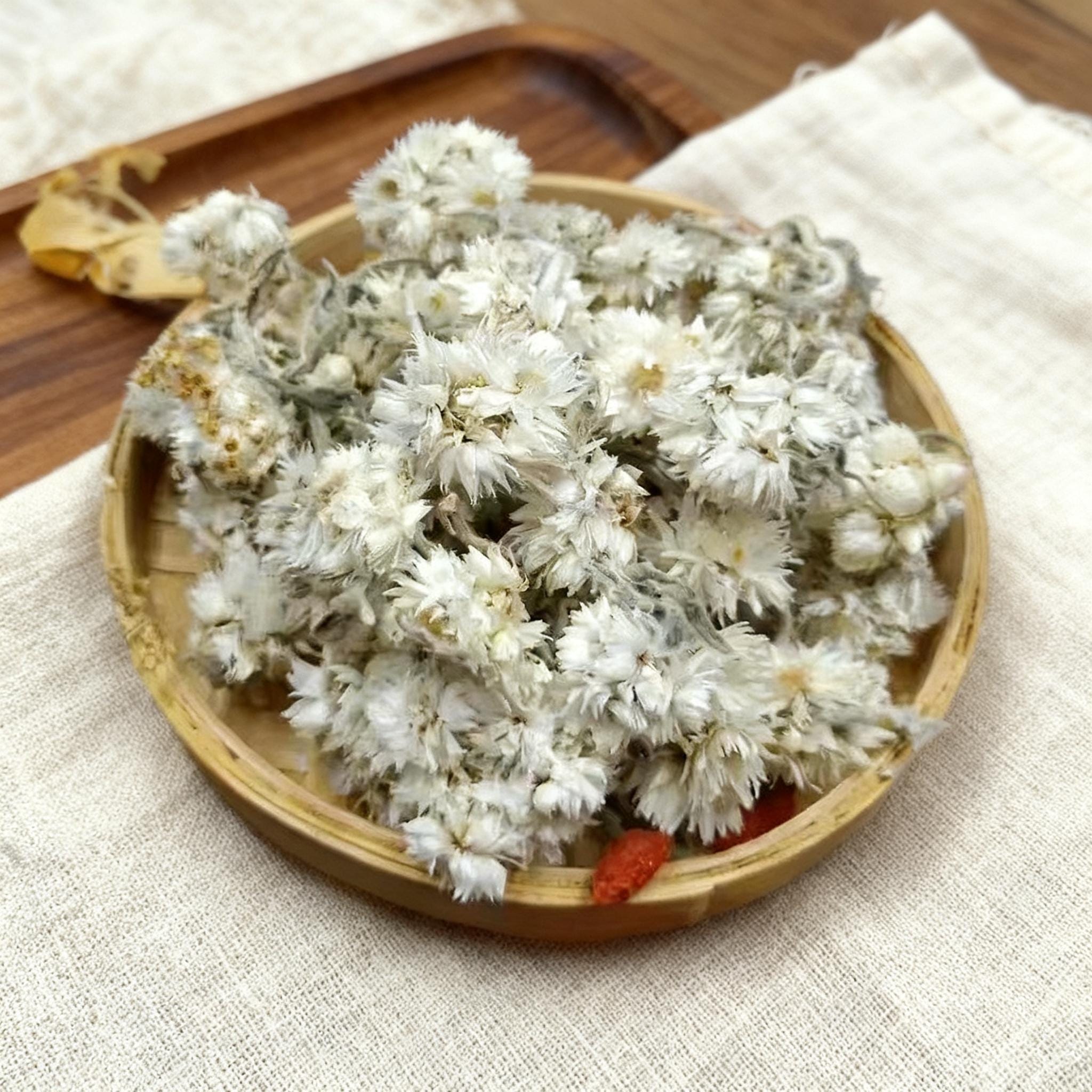 Snow Chrysanthemum Dried Flowers (Coreopsis tinctoria) - Image 5