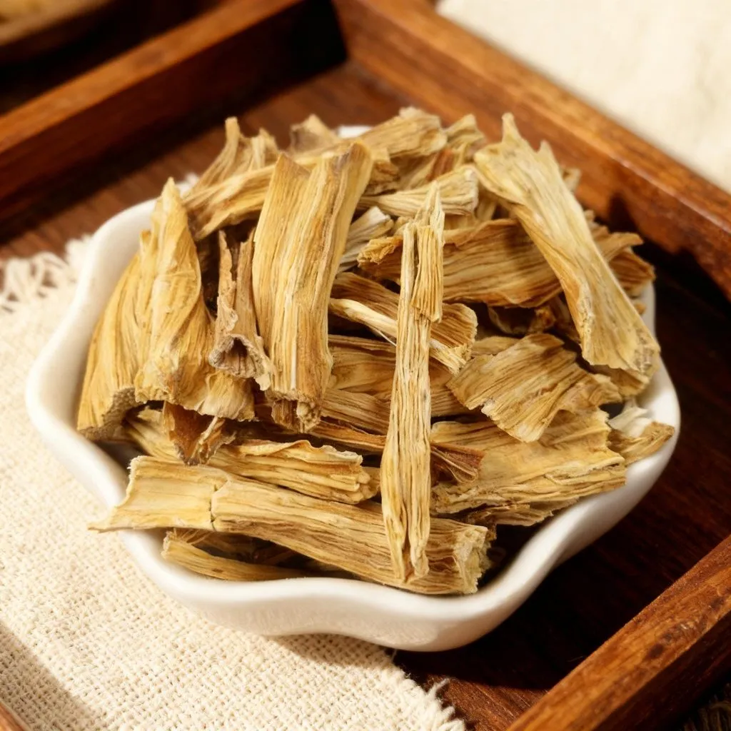Asparagus Dried Root Slices, Botanical
